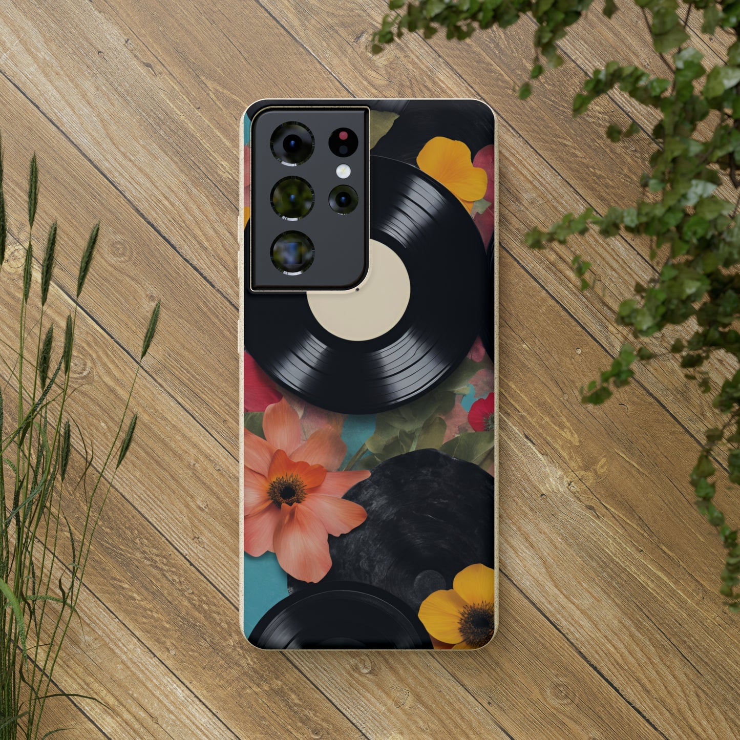 Zenova Records and Blooms Phone Case