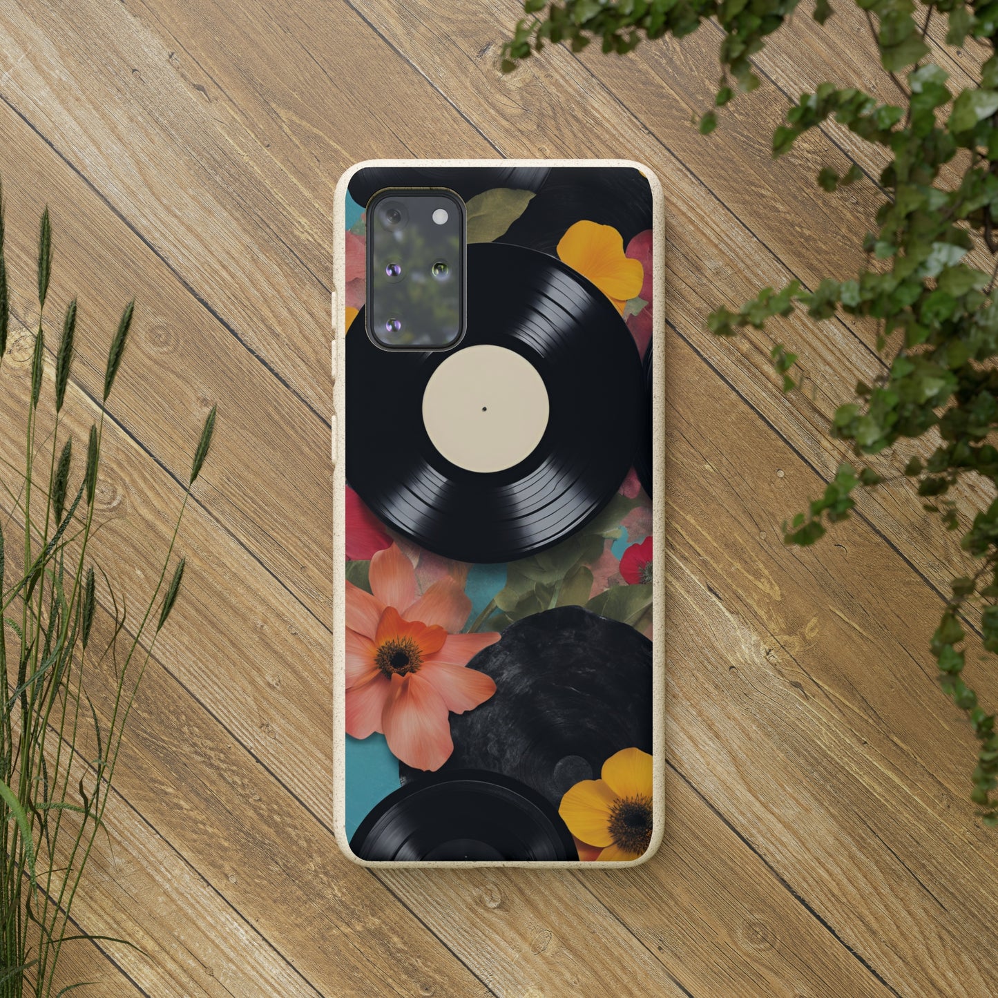 Zenova Records and Blooms Phone Case