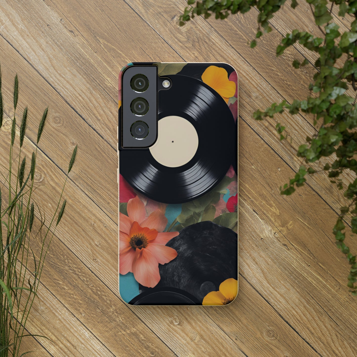 Zenova Records and Blooms Phone Case