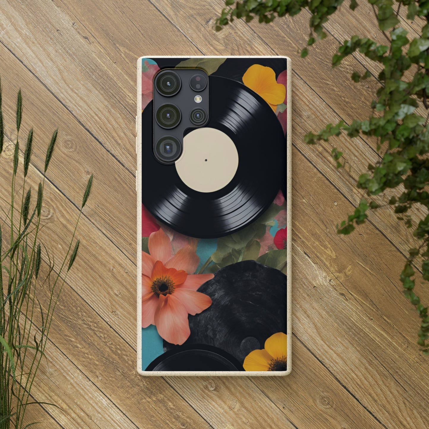 Zenova Records and Blooms Phone Case