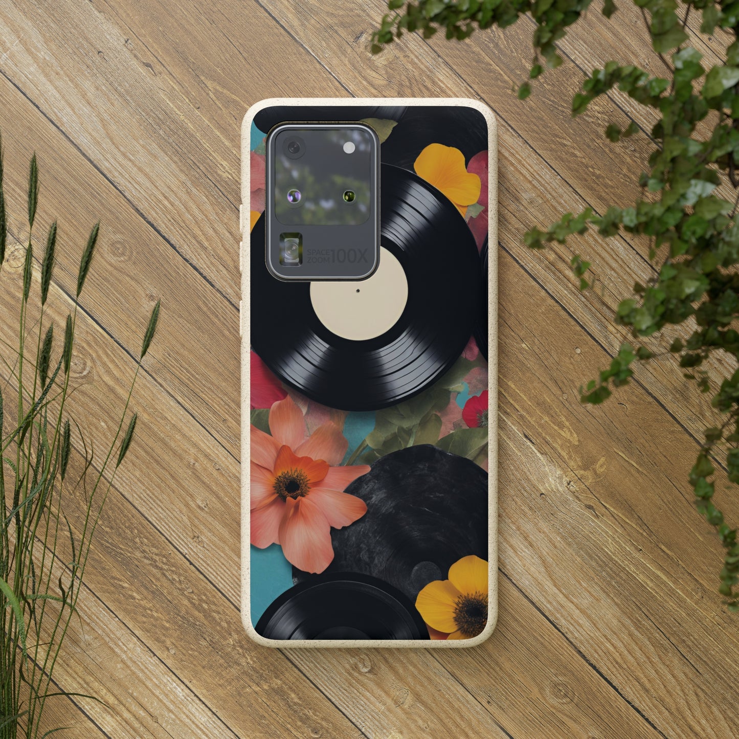 Zenova Records and Blooms Phone Case