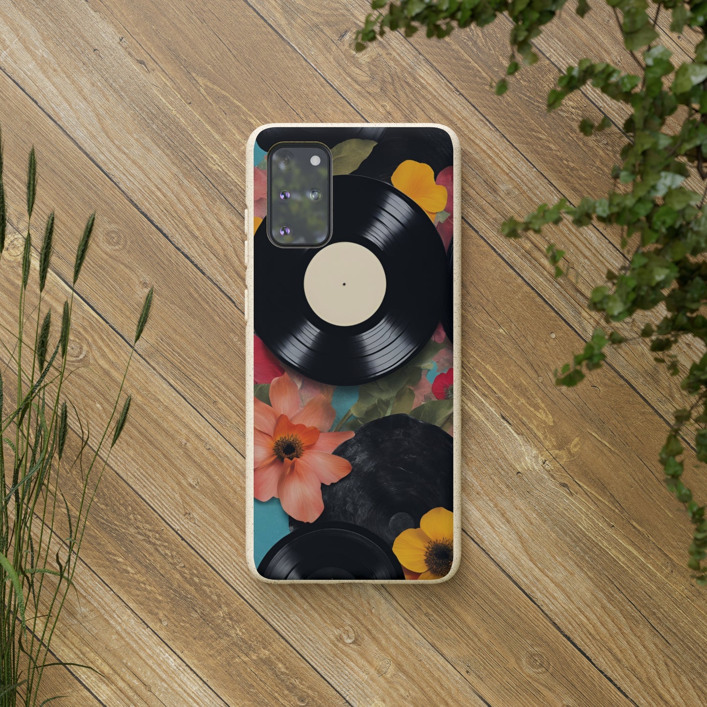 Zenova Records and Blooms Phone Case