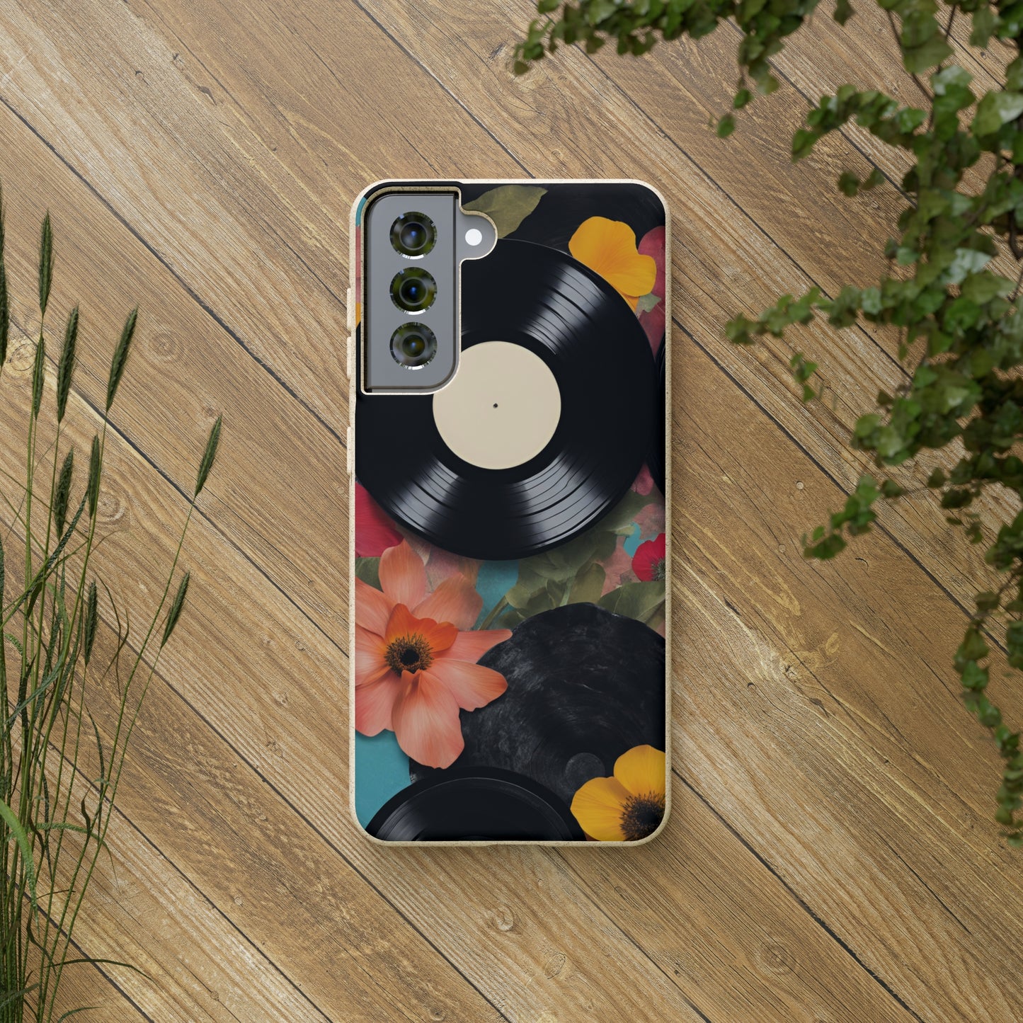 Zenova Records and Blooms Phone Case